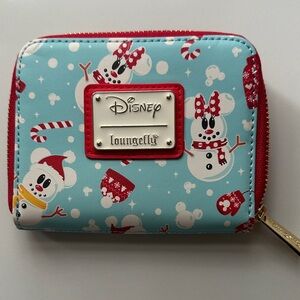 Loungefly Disney Snowman Wallet - Blue and Red